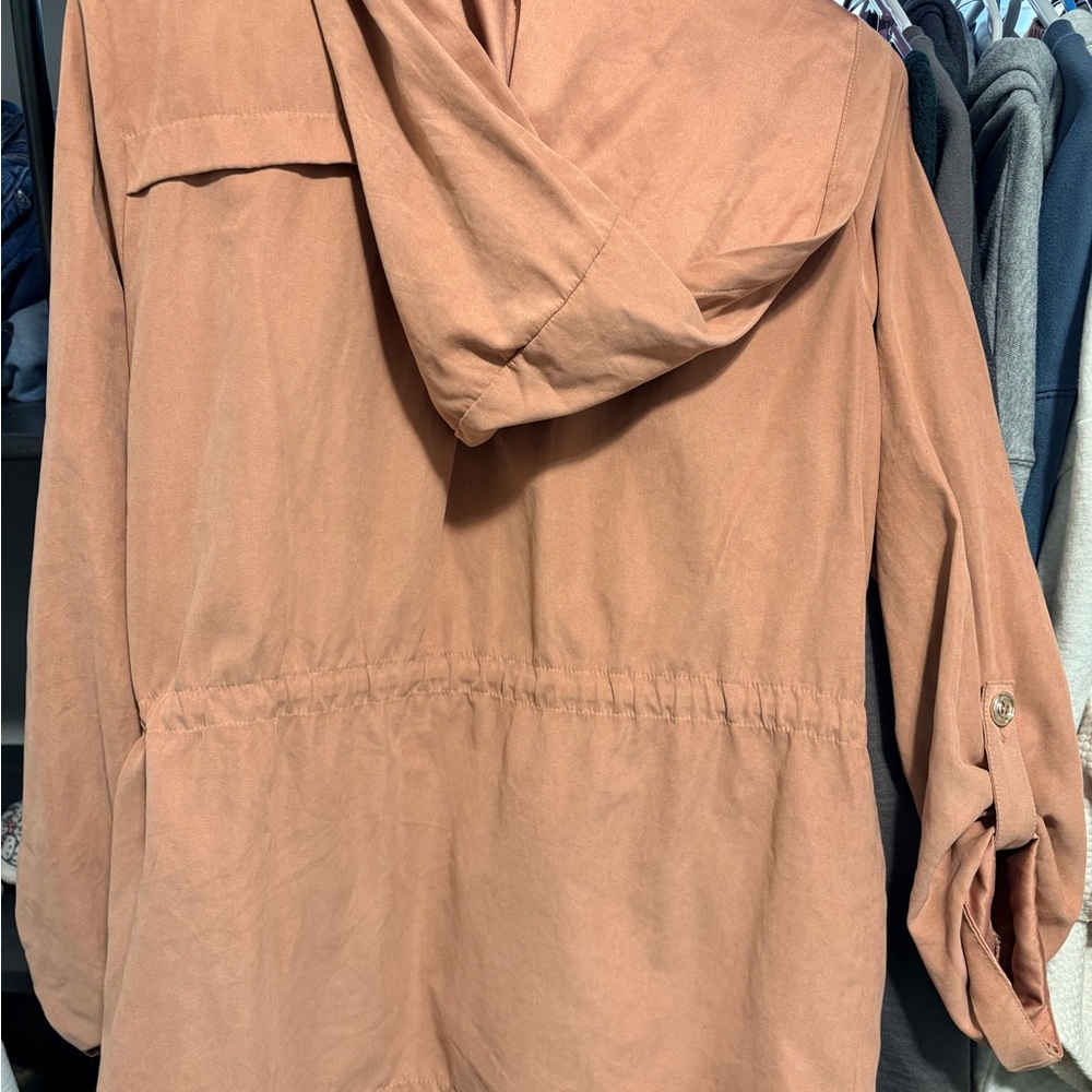 Women's Lightweight Drawstring Utility Jacket - P… - image 3